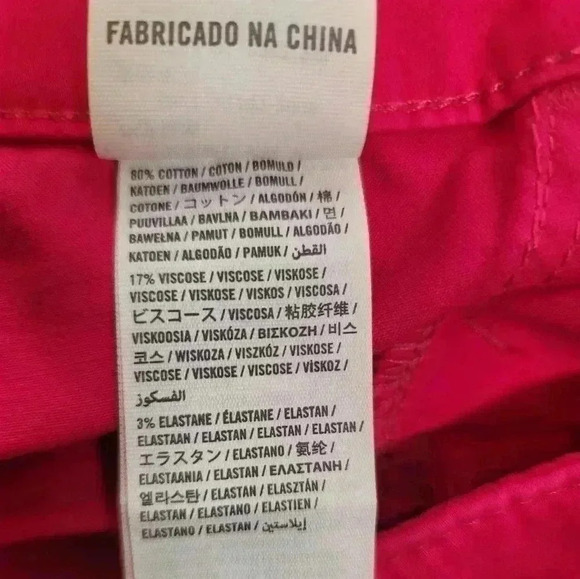 Abercrombie & Fitch Hot Pink Barbie Skinny Jeans Soft Stretchy Pants Size 4 - Picture 10 of 13